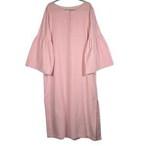 Petite Plume Pink Flannel Nightgown. Size XL